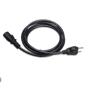 3 Prong Computer Monitor TV Replacement Power Cord 5 Foot Black